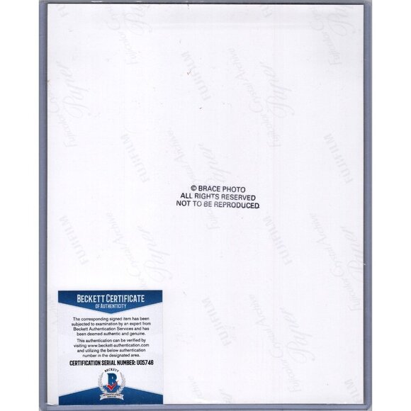 Brent Gaff Signed Baseball 8x10 Photo New York Mets Beckett U05746 - Picture 2 of 2